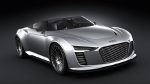 Агрессивный дизайн Audi e-tron Spyder